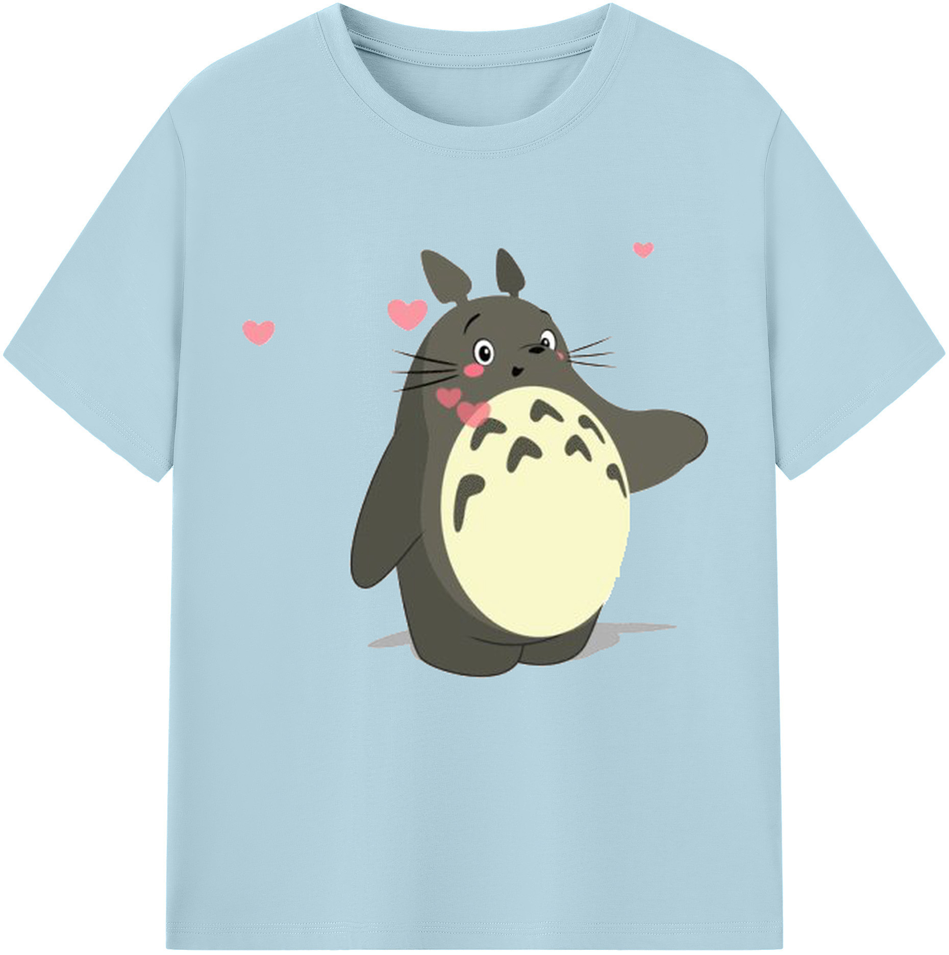 （画像用） となりのトトロ 草壁メイ 草壁サツキ My Neighbor Totoro Satsuki Kusakabe Mei Kusakabe 綿100％半袖Tシャツ（フロントプリント）